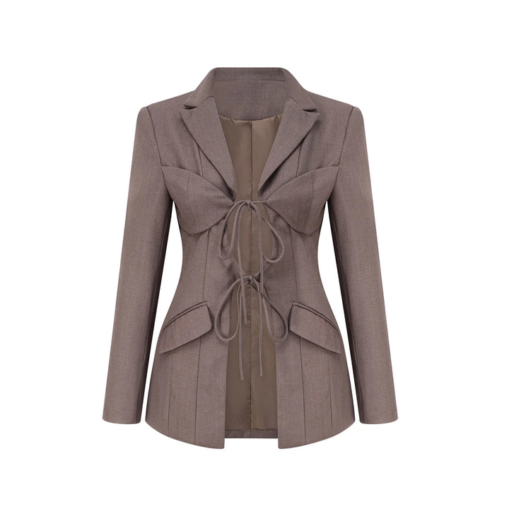 Blazer pour femme cranté 