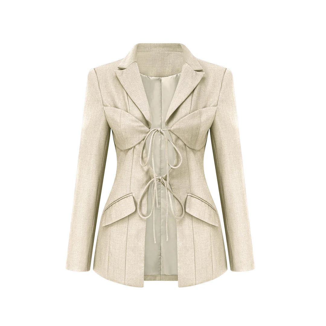 Blazer pour femme cranté 