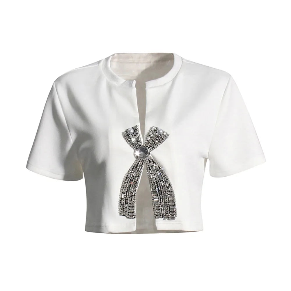 FRESH EMBELLISHED T SHIRT